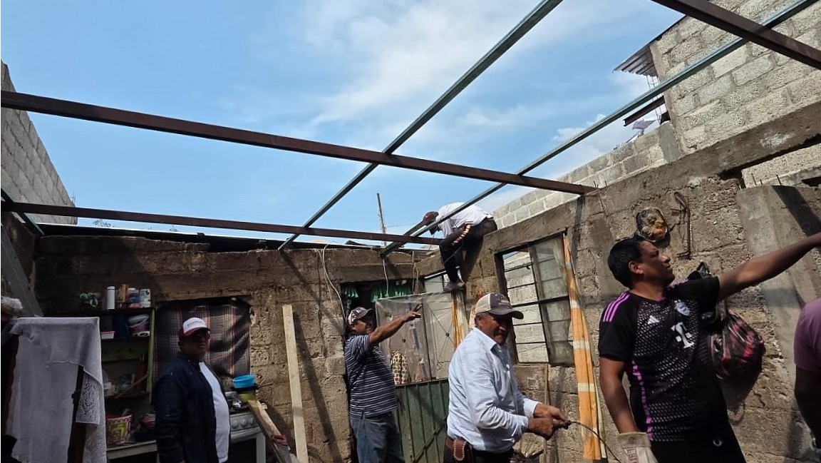 GOBIERNO CUAUTEPEQUENSE ATIENDE DE MANERA INMEDIATA A FAMILIAS AFECTADAS POR LLUVIAS Y GRANIZADAS