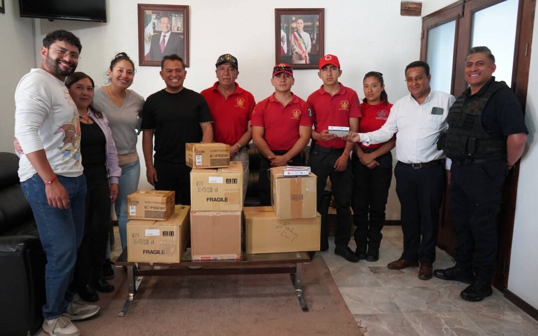 FORTALECE PRESIDENTE ARAUS A SEGURIDAD PÚBLICA Y PROTECCIÓN CIVIL CON EQUIPAMIENTO Y NUEVA AMBULANCIA