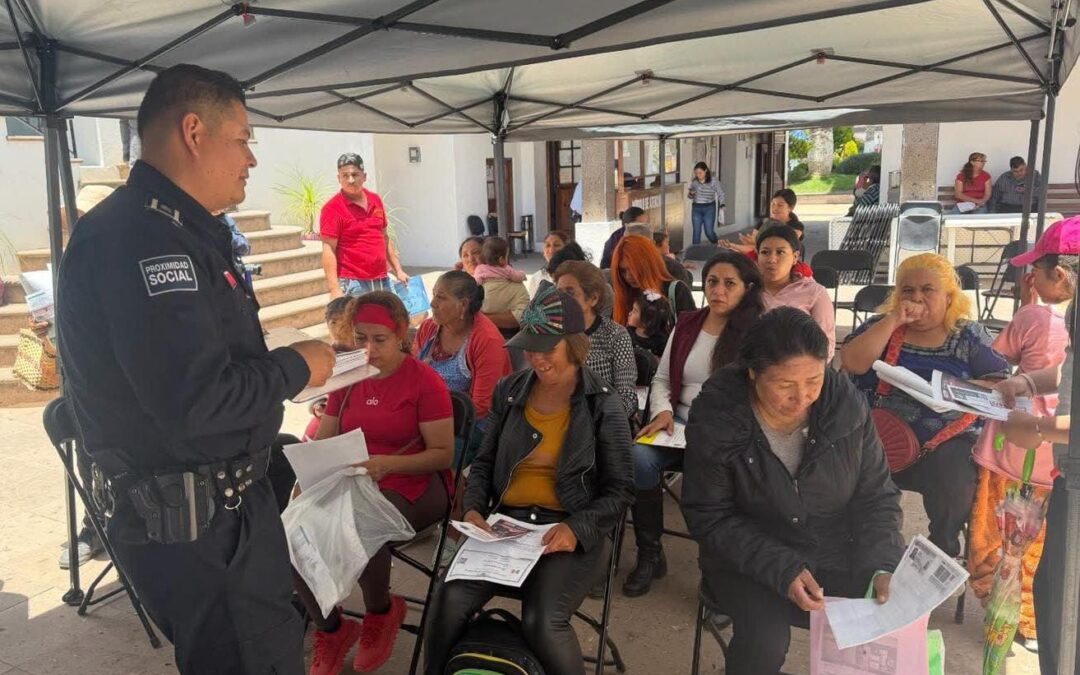 REFUERZAN LA PREVENCIÓN DEL DELITO CON JORNADA DE PROXIMIDAD SOCIAL EN CUAUTEPEC